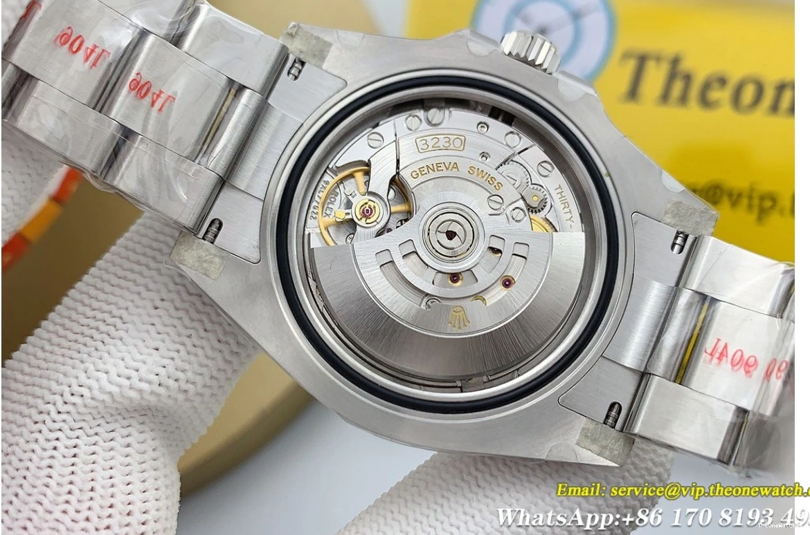 SS Clean Airking 40mm 126900 SS Black SH3230 Num 0520